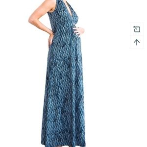 Destiny Max print maternity dress
